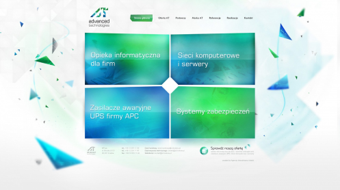 Strona internetowa firmy informatycznej